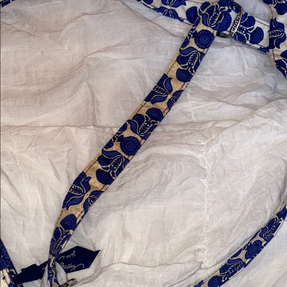 vera bradley cobalt tile crossbody (barely used!) - Picture 3 of 3
